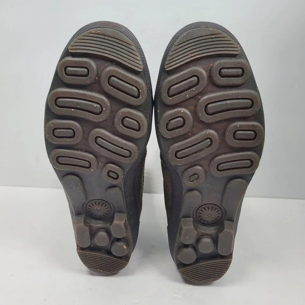UGG Women's Brown Bellegarde Winter Rain Boots S/N 1001731 US Size 8 - Picture 10 of 11